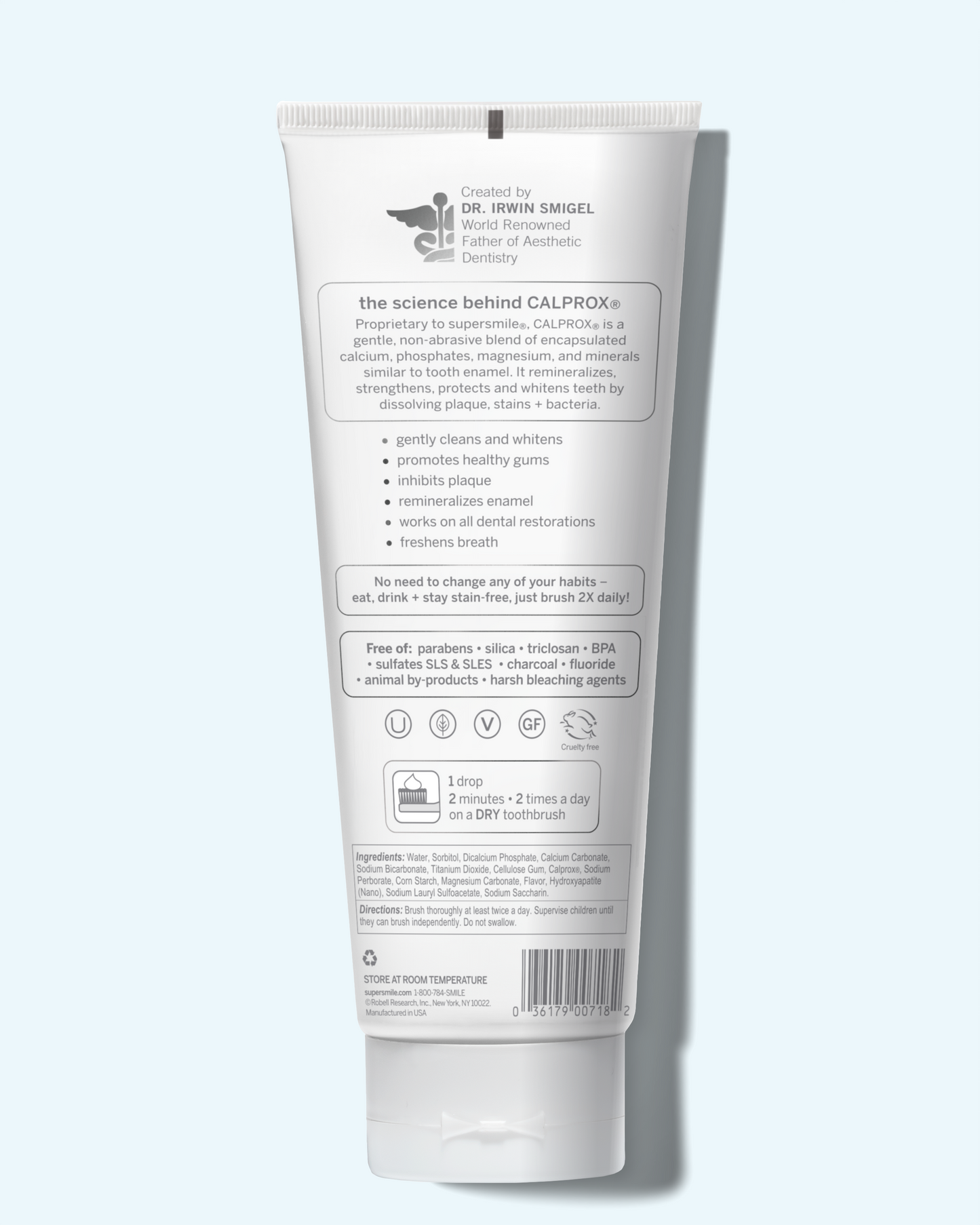 Fluoride Free Whitening Toothpaste (8 oz)