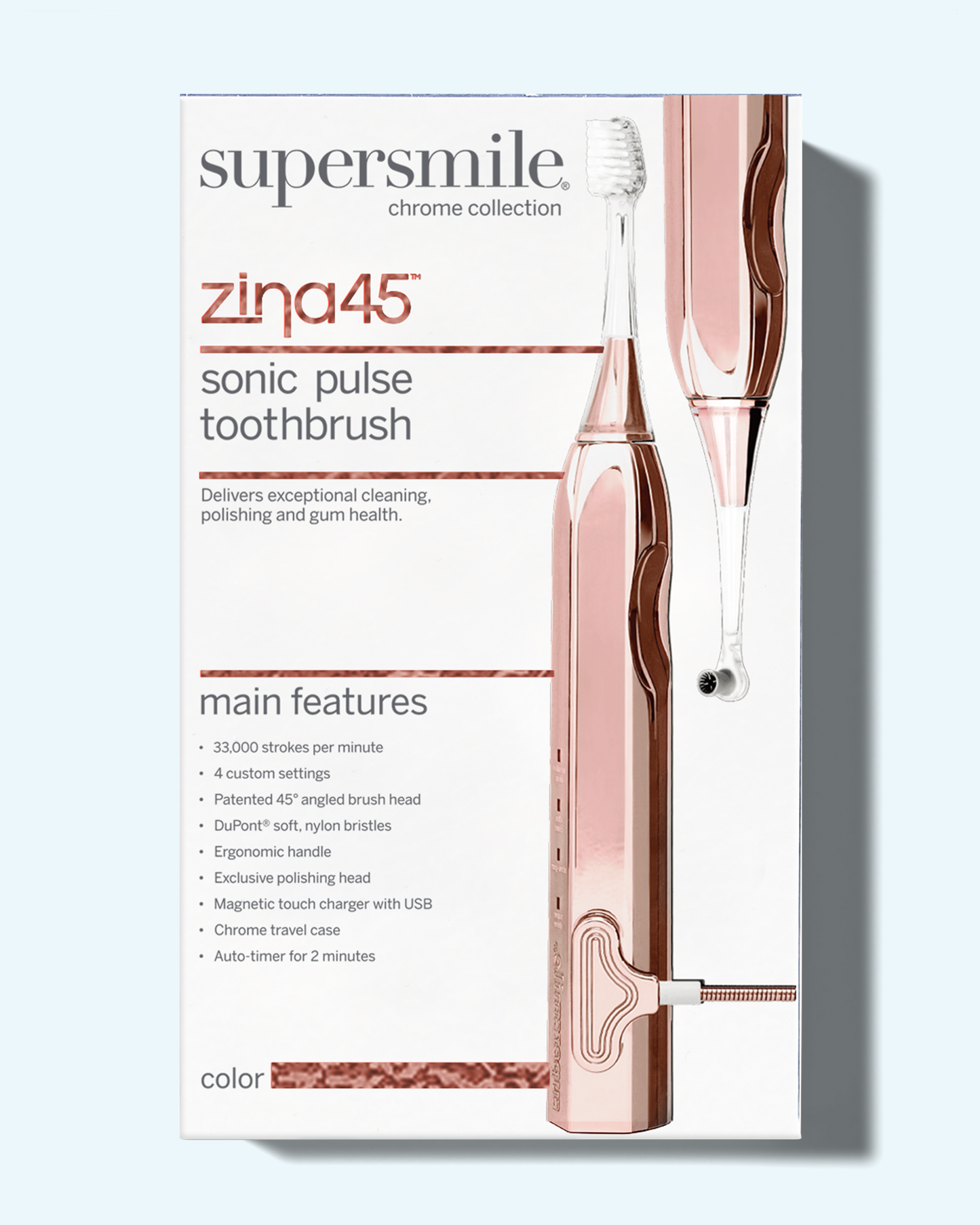 zina45™ sonic toothbrush