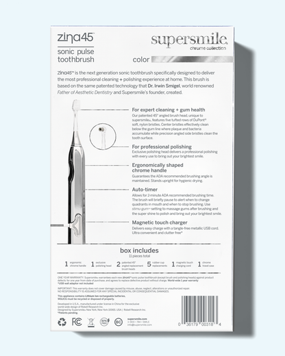 zina45™ sonic toothbrush