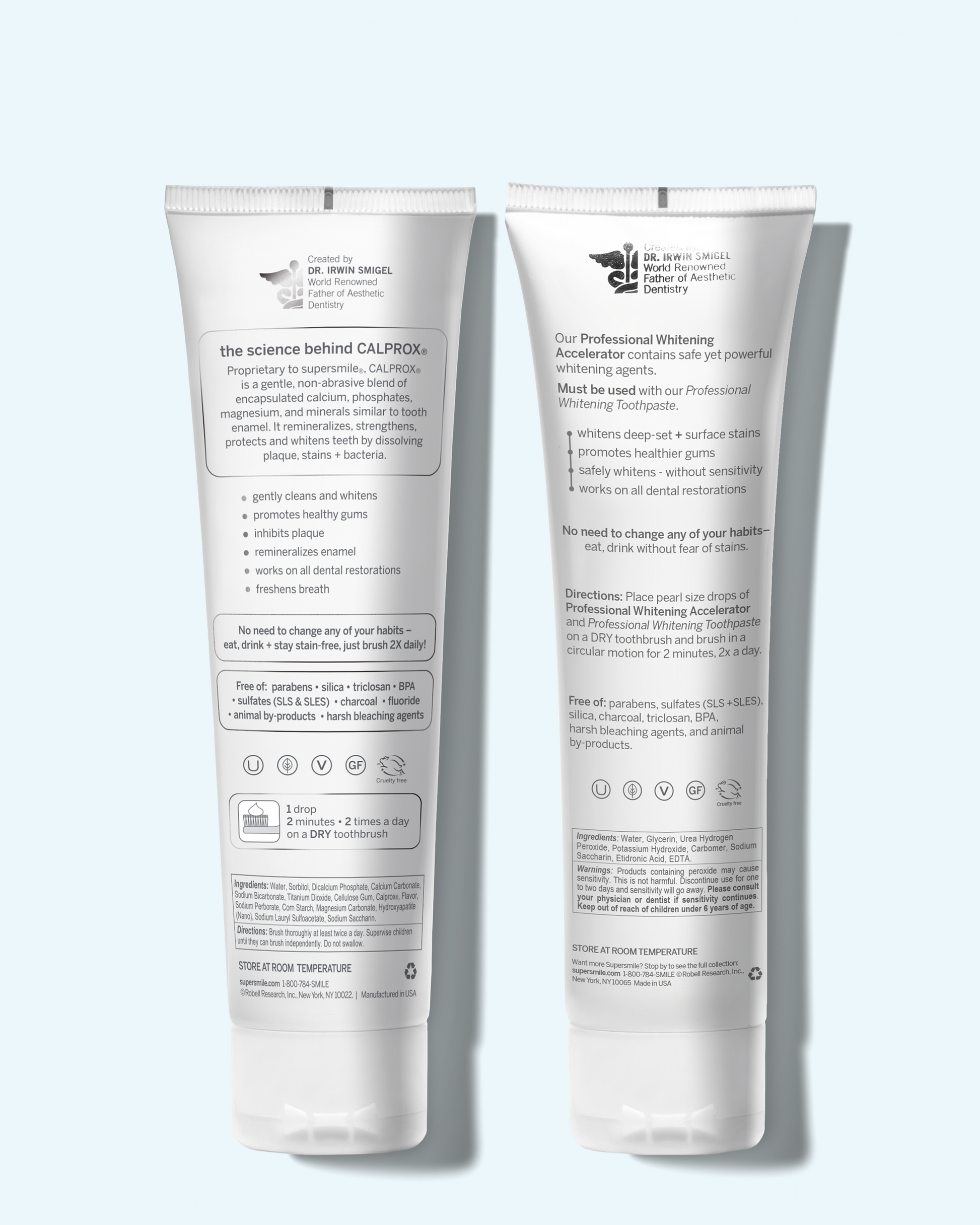 fluoride free professional whitening system